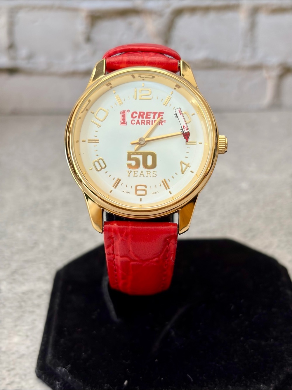 Crete Carrier 50 Years Commemorative Trucking Quartz Watch New Battery